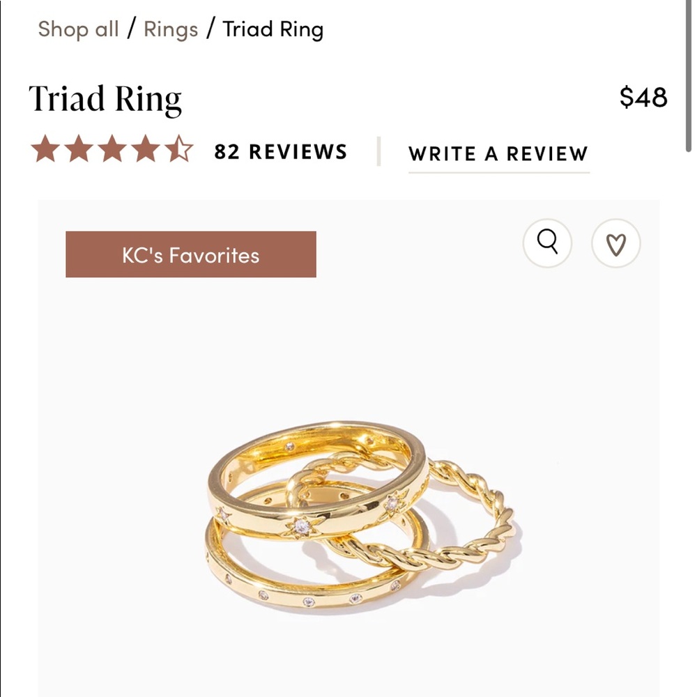 Uncommon James Triad Ring